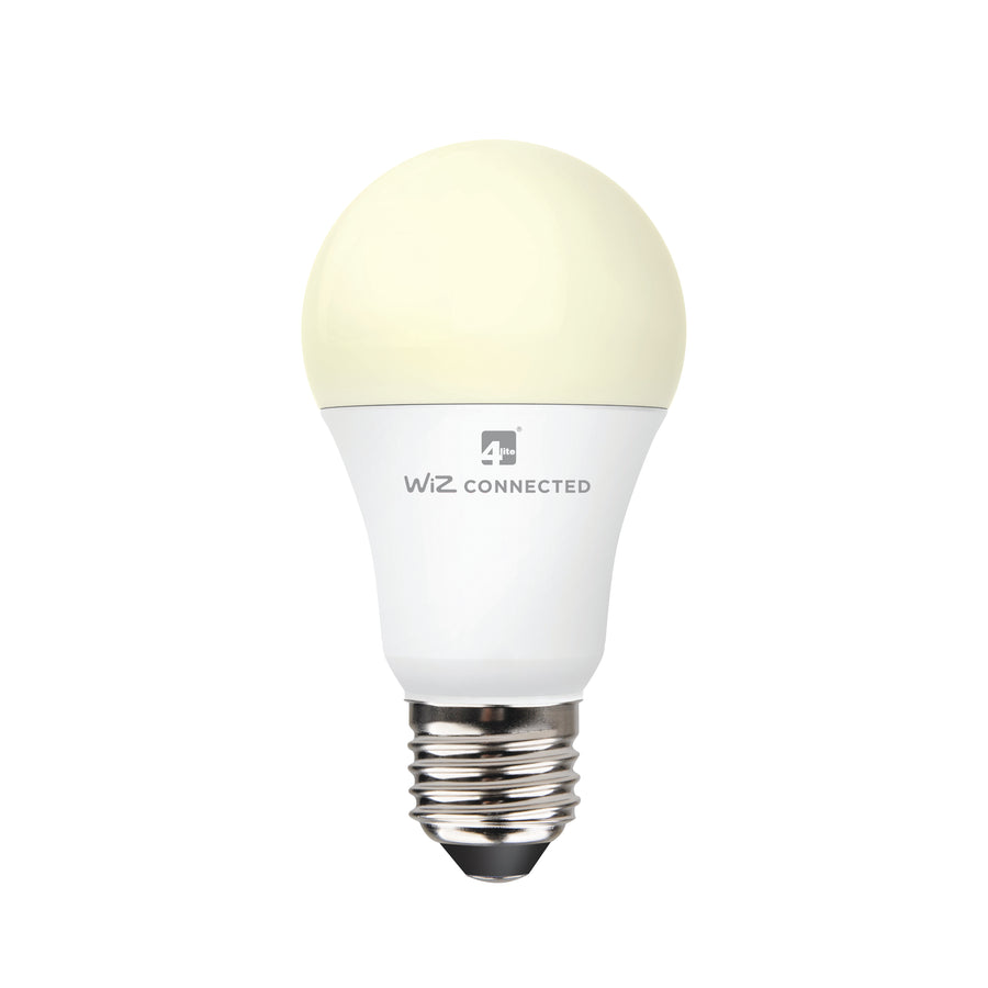 4lite WiZ Connected E27 White Smart Bulbs, 2 Pack