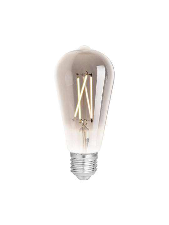 4Lite Wiz Connected LED Smart ST64 Filament Bulb Smoky ES (E27) Tuneable White & Dimmable