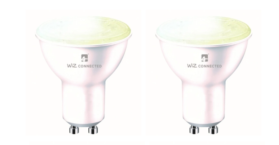 4Lite Wiz Connected LED Smart GU10 Bulb WiFi & Bluetooth, Tunable White and Dimmable (2 Pack)