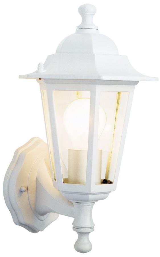 6 Sided White Lantern with 4lite WiZ Connected E27 Colour Smart Bulb