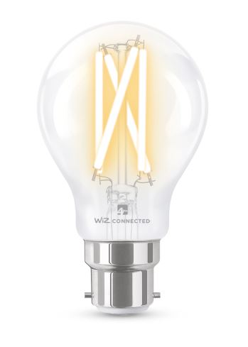 LED Smart A60 Filament Bulb Clear BC (B22) Wi-Fi & Bluetooth