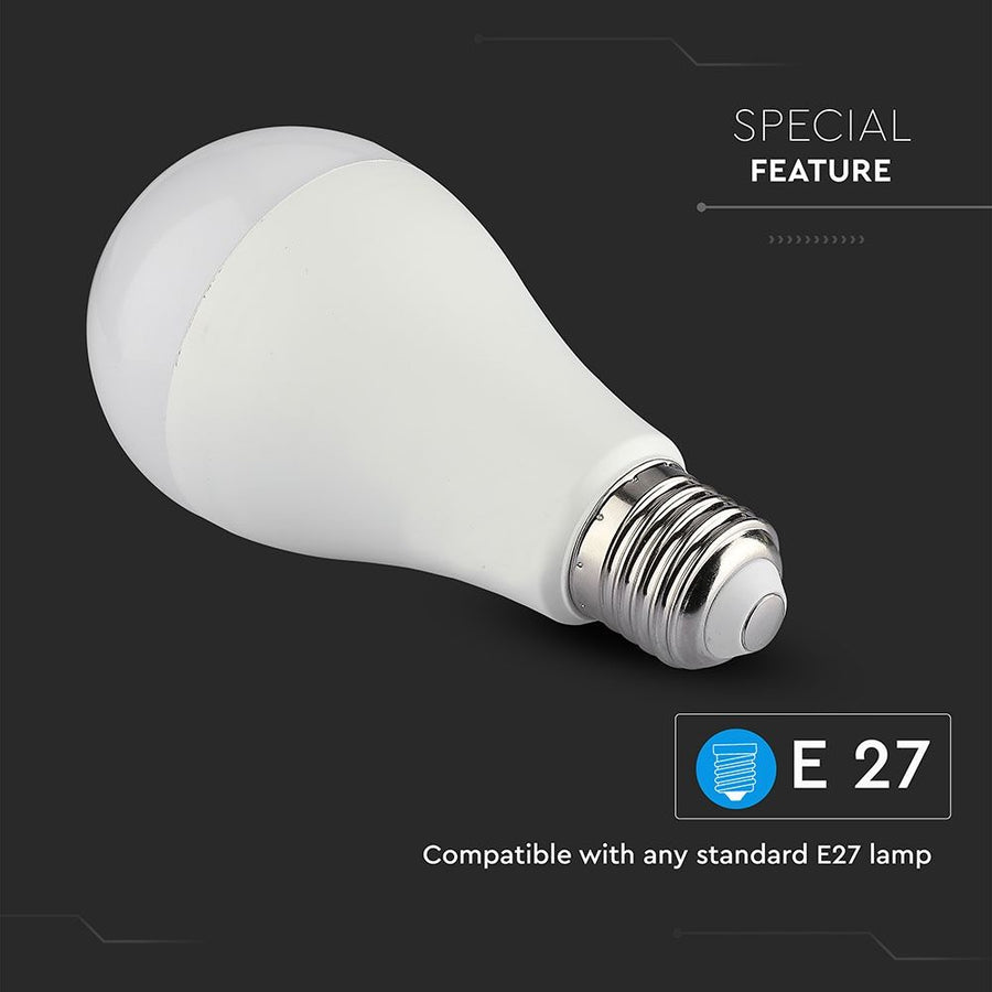 V-Tac 15w A65 Smart Bulb Rgb+Ww+Cw E27