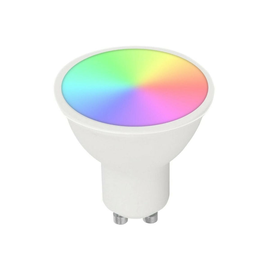 V-TAC Smart WiFi GU10 RGB + All Whites, Compatible with Alexa and Google Home (1 Bulb)