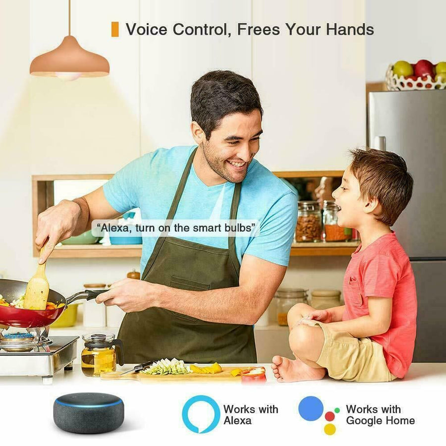 V-TAC Smart WiFi GU10 RGB + All Whites, Compatible with Alexa and Google Home (1 Bulb)